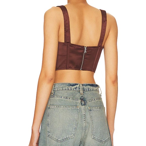 Chocolate rebelflow corset top - Picture 6 of 6